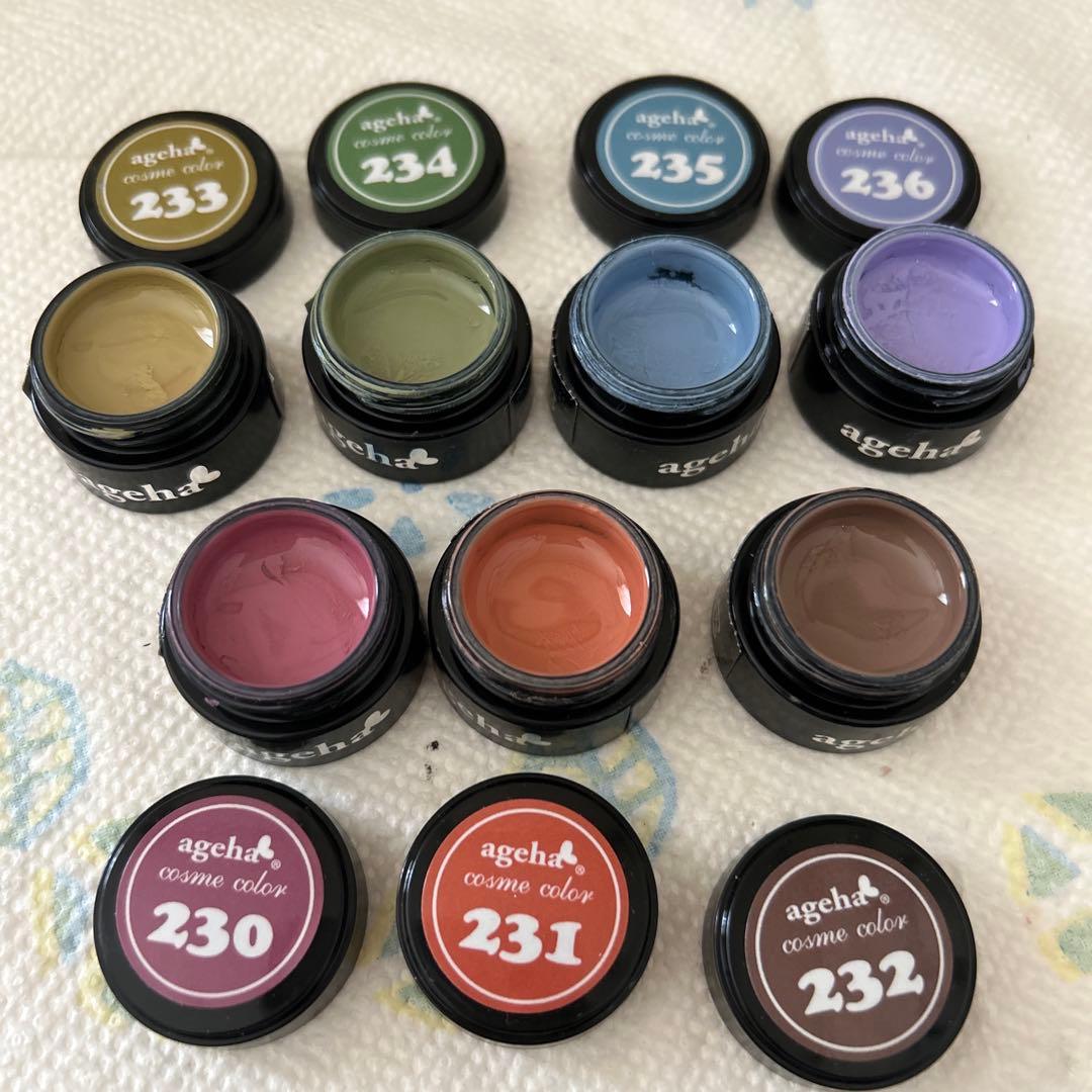 agehaジェル　コスメカラー　15色セット