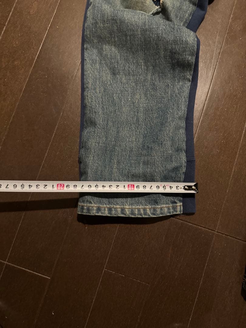 s*️様 UNDERCOVER デニムスウェット ドッキングパンツ　魔女期