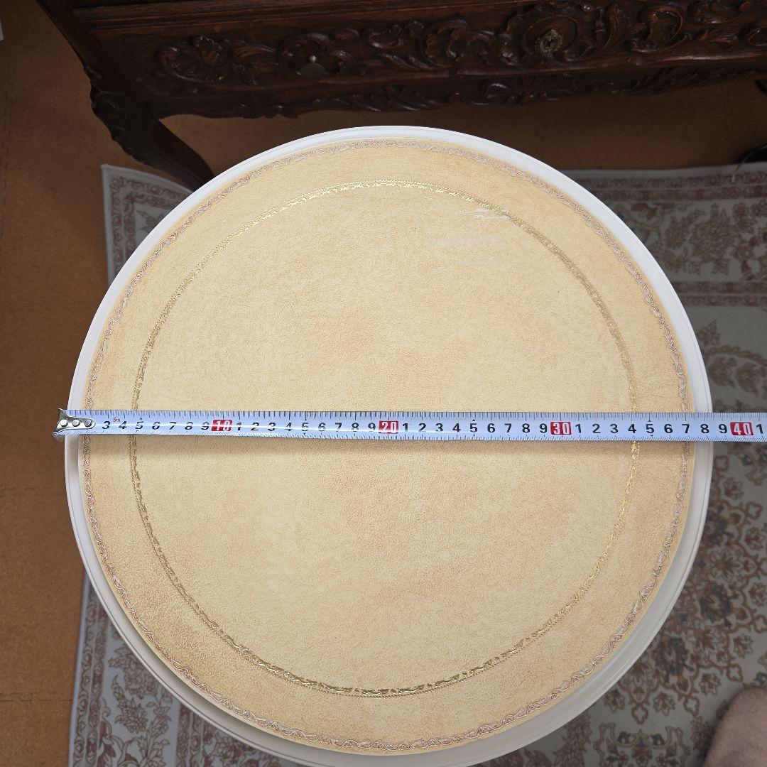 ホワイト サイドチェスト 猫足 アンティーク調