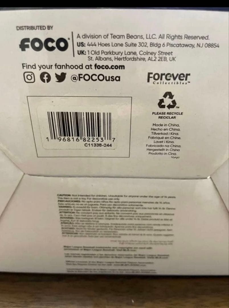 新品　大谷翔平　FOCO PLAYER BOBBLE ドジャース　ボブルヘッド