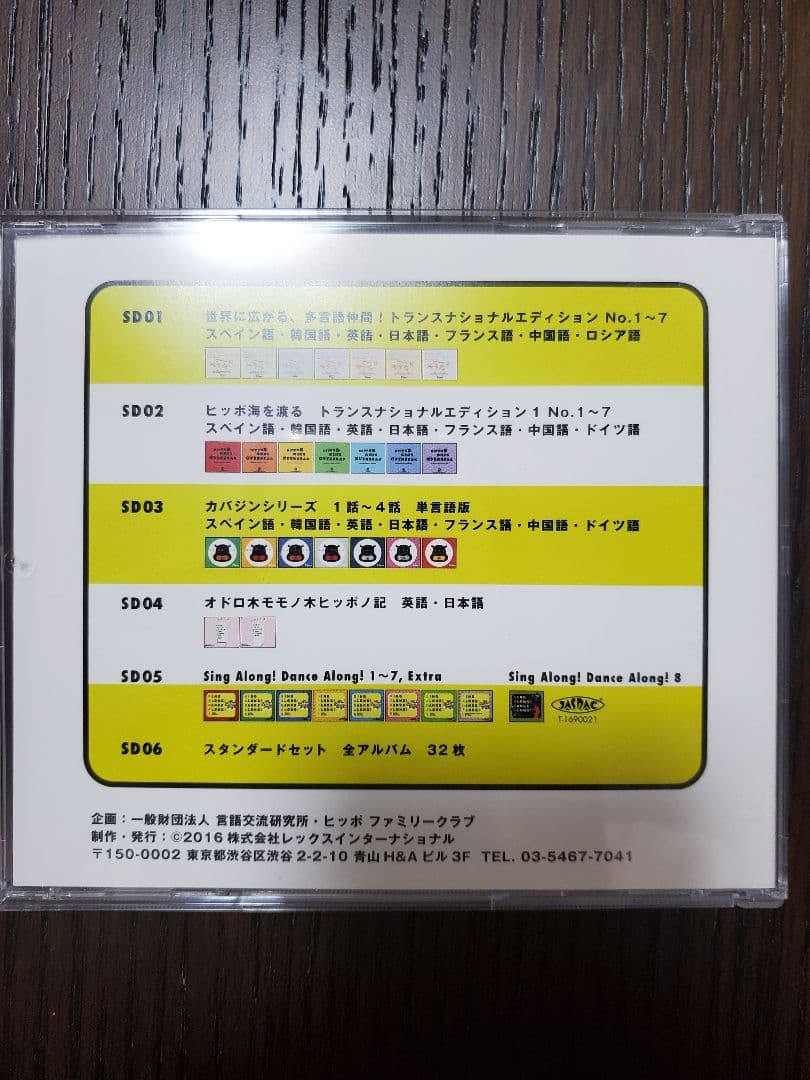 ヒッポ多言語マテリアル SDカードセット、本