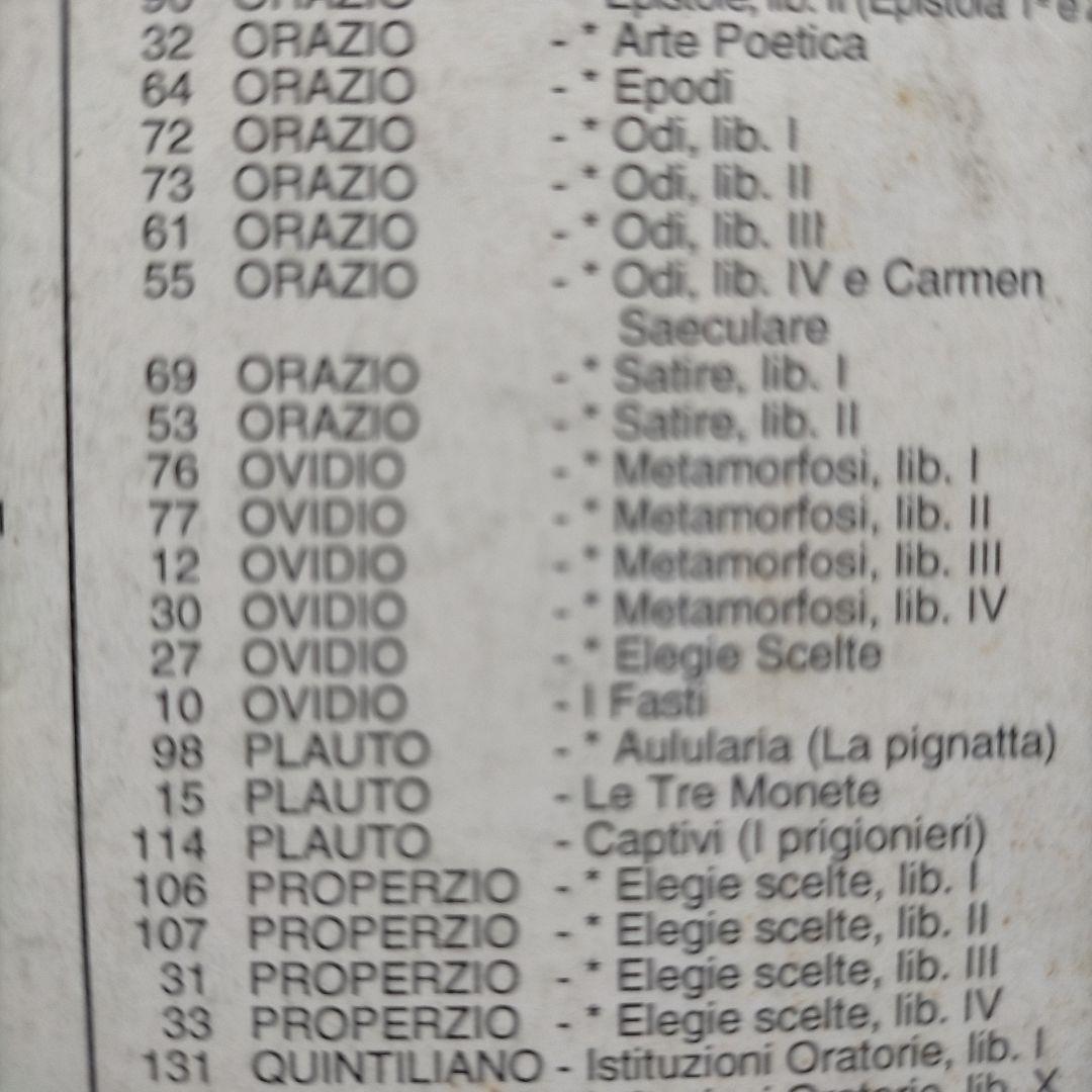 Le morfosi(1~4, 4冊) Ovidio Nasone