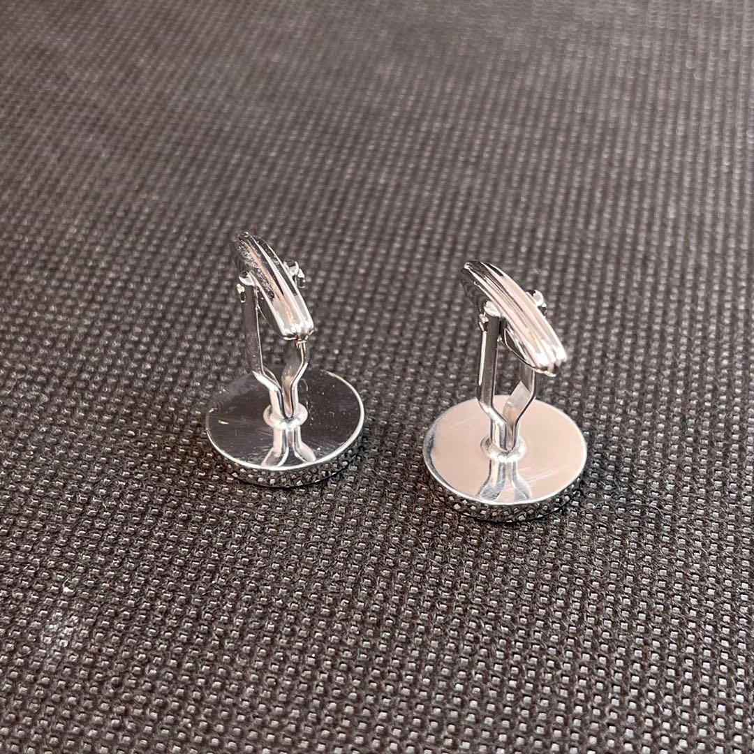 DUNHILL アルフレッド ダンヒル　カフス　シルバー　シェル　#A-139