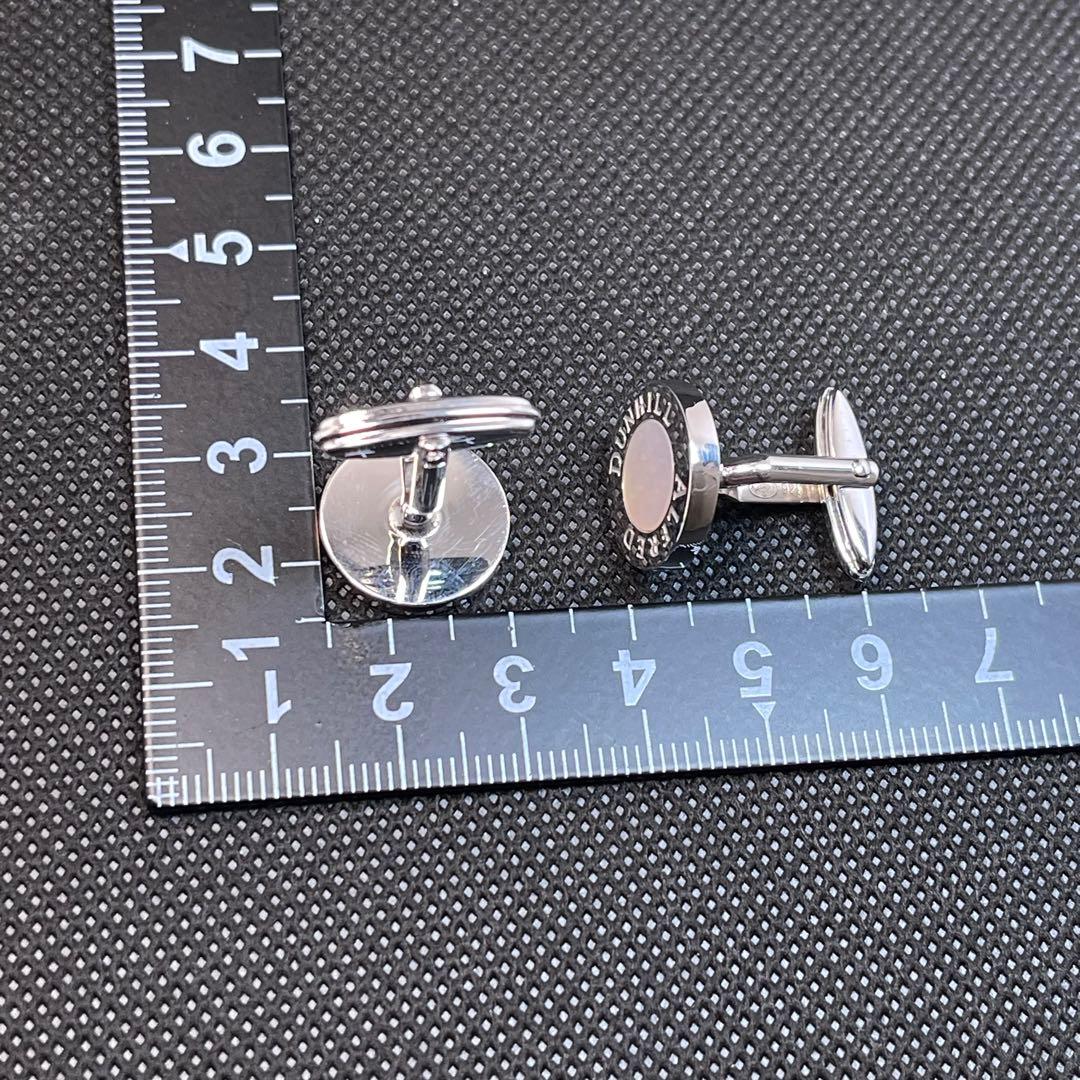 DUNHILL アルフレッド ダンヒル　カフス　シルバー　シェル　#A-139