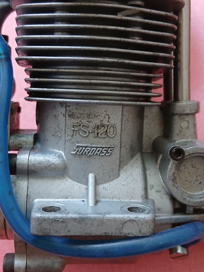 OS FS120サーパス,スーパーチャージャーシ　ラジコンエンジン