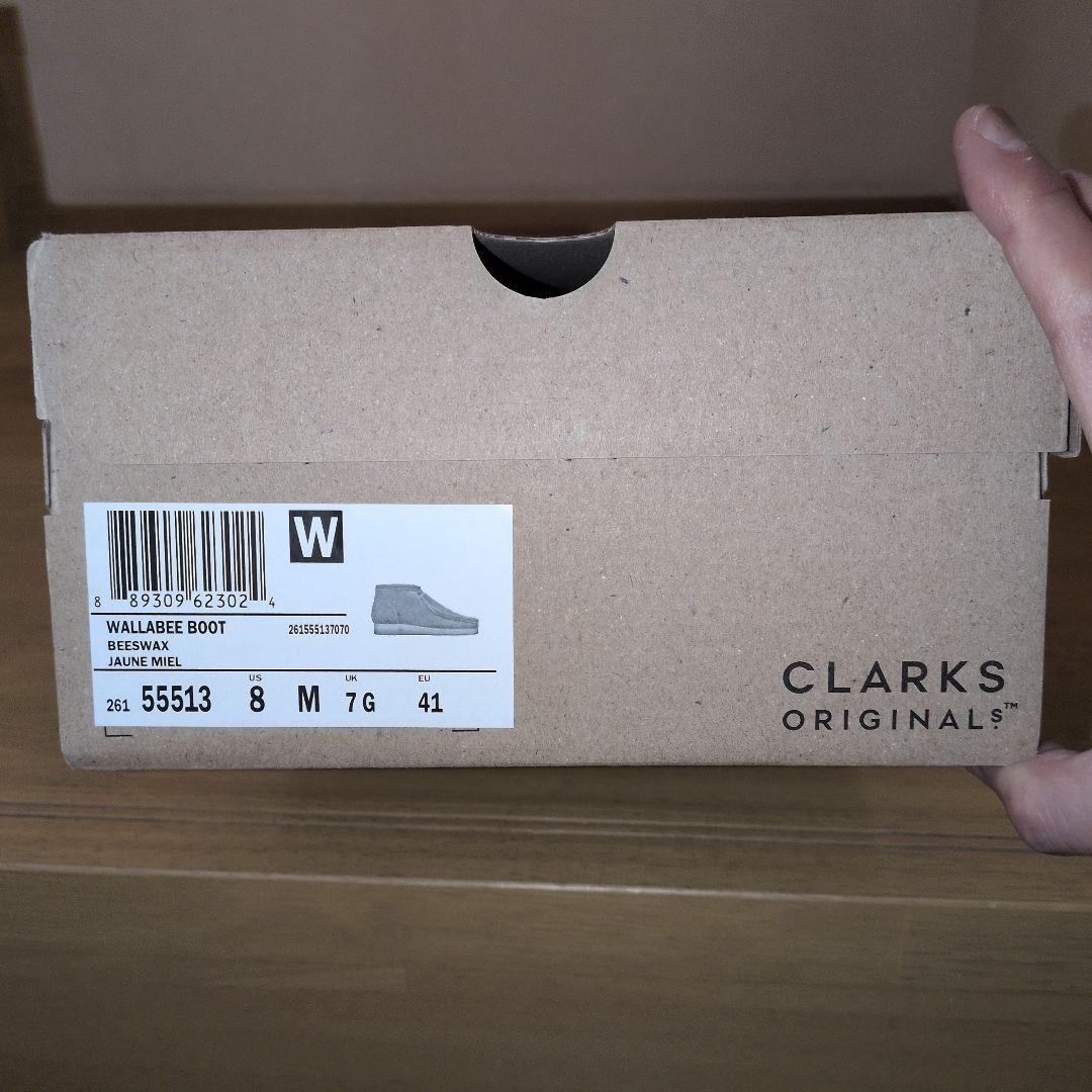 クラークス・ワラビー 　ビーズワックス　US8・　UK7 新品同様!!