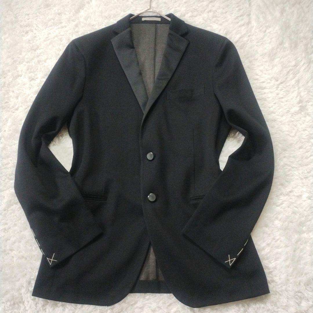 未使用級✨ボリオリ DOVER ジャージ タキシードジャケット 48 ブラック