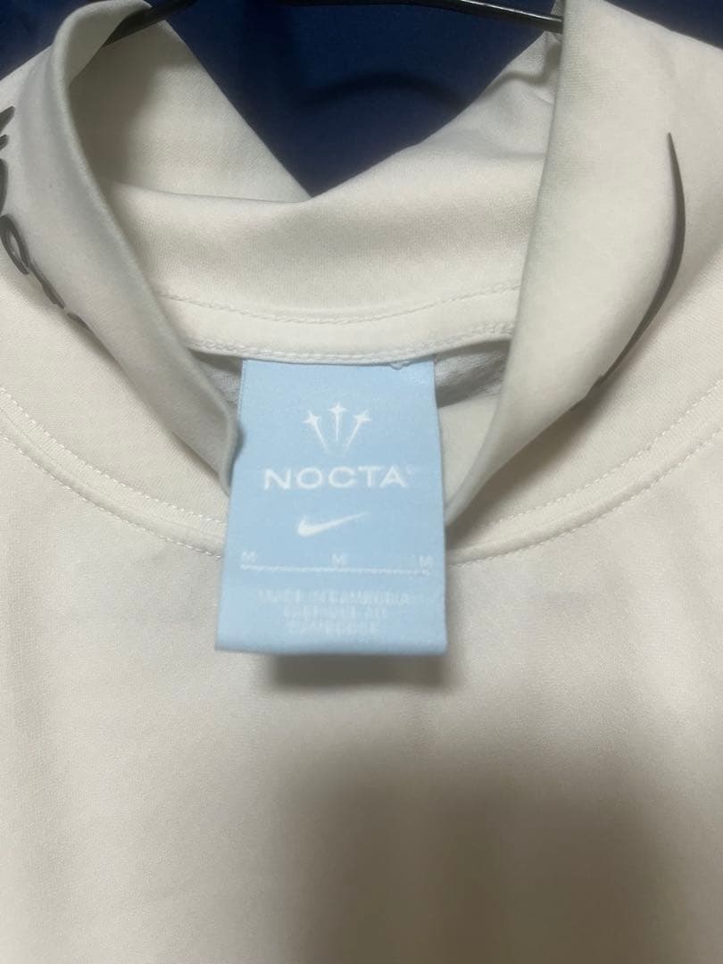 ナイキ×ノクタ　ゴルフ　モックネック　白