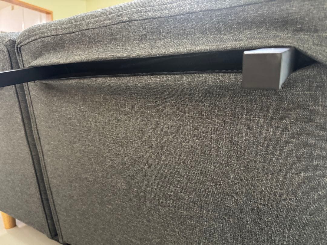 ロウヤ　2人掛けソファベッド　LOWYA ダークグレー