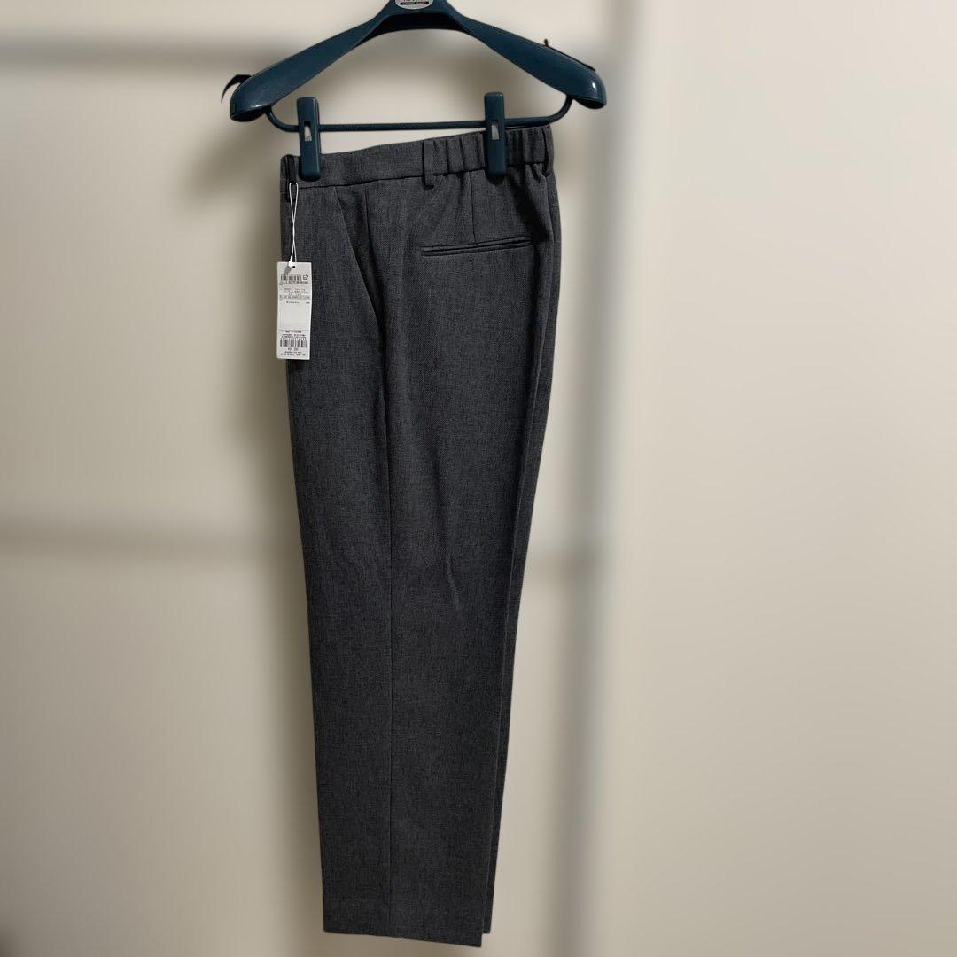 23区　未使用品　オンワードノーカラージャケット パンツスーツ　グレー 44