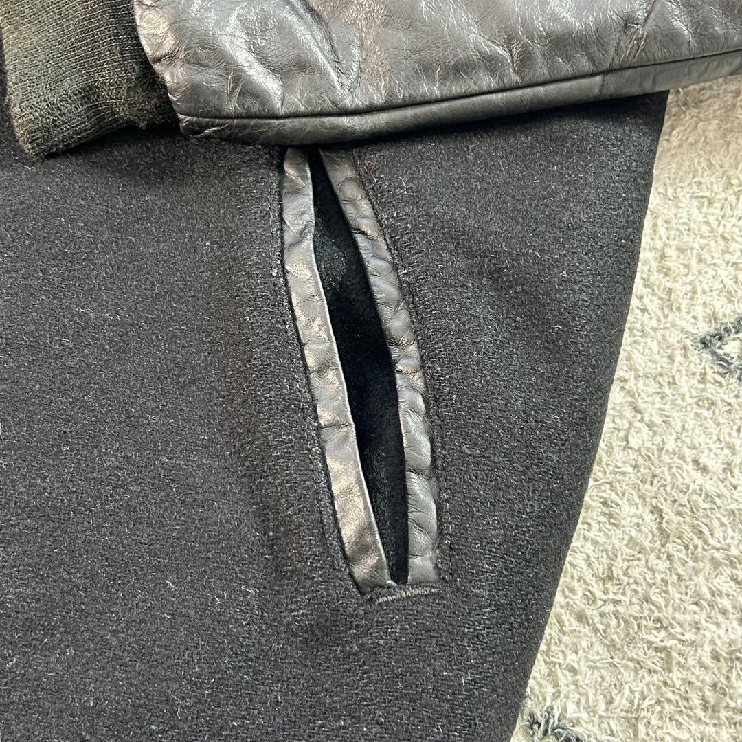 【USA製】90s 希少 ハードロックカフェ スタジャン 刺繍 ニューヨーク L