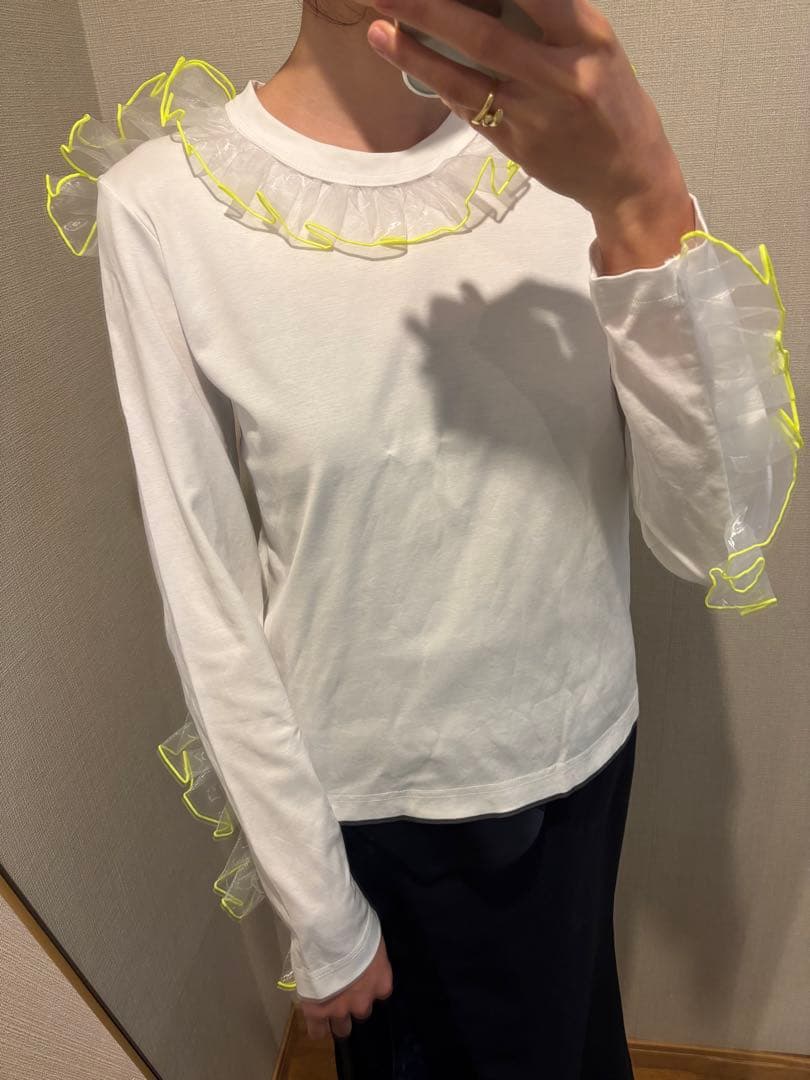 noir kei ninomiya ノワールケイニノミヤ　フリル　カットソー