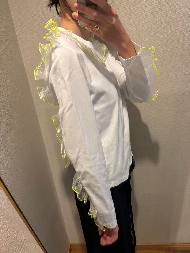 noir kei ninomiya ノワールケイニノミヤ　フリル　カットソー