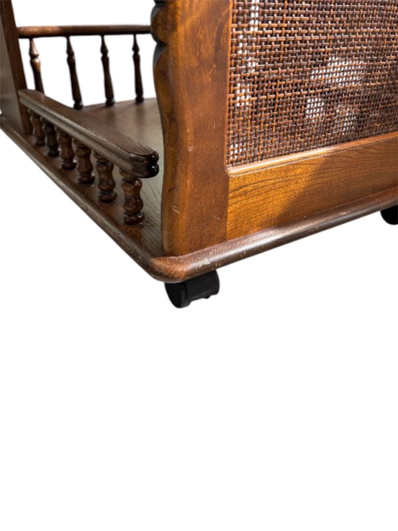 【カリモク】 キッチンワゴン キャスターつき アンティーク