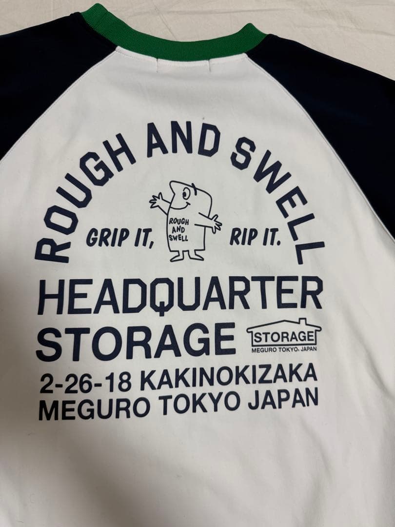 ラフアンドスウェル ロゴ入り スウェットシャツ 男性用 Mサイズ