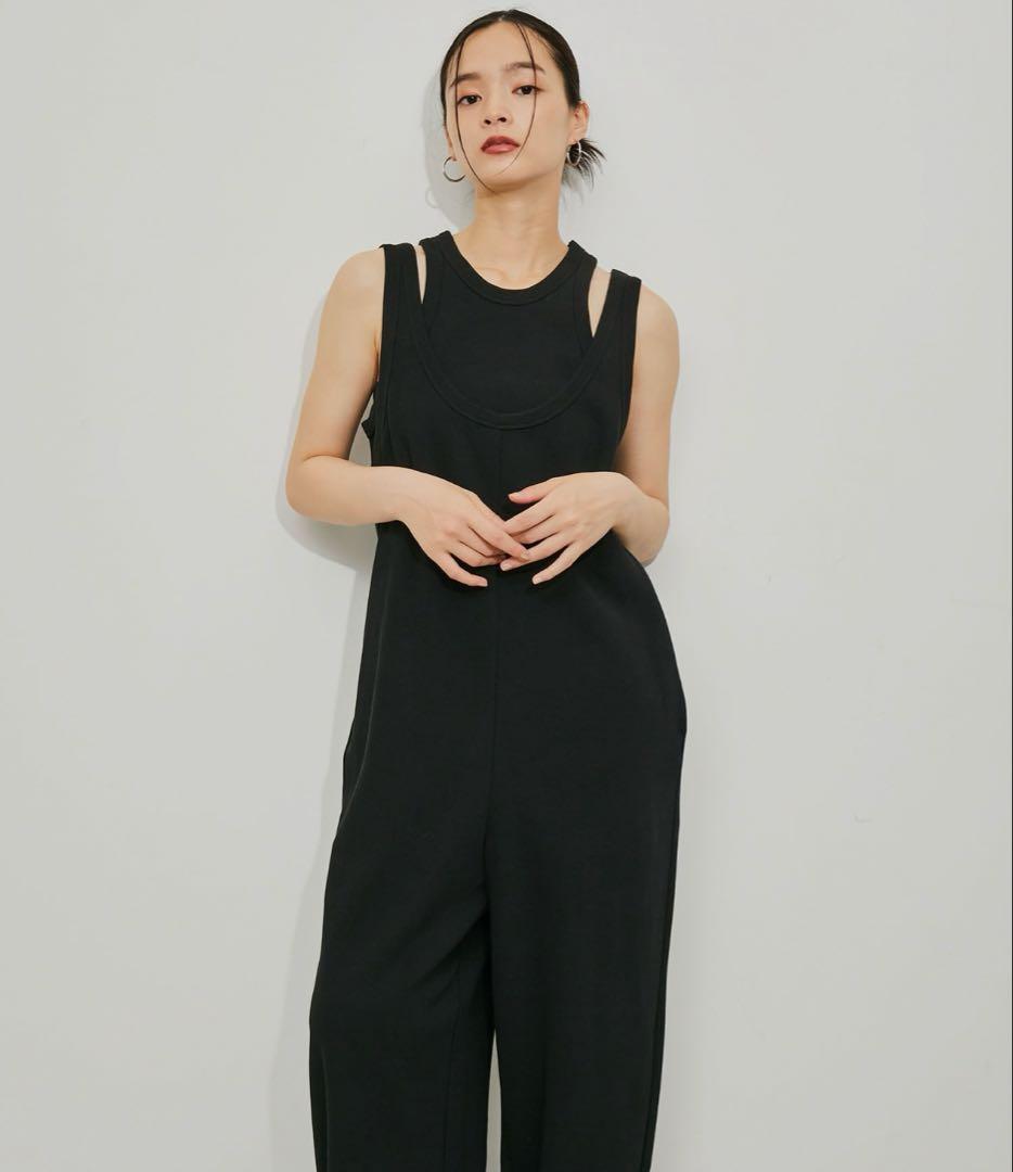 ADAM ET ROPE Wフェイスジャージーセットロンパース サイズ38