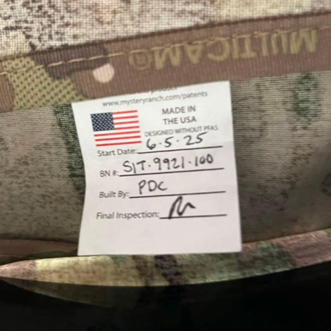 【新品】ミステリーランチ REMOVABLE stick it マルチカム