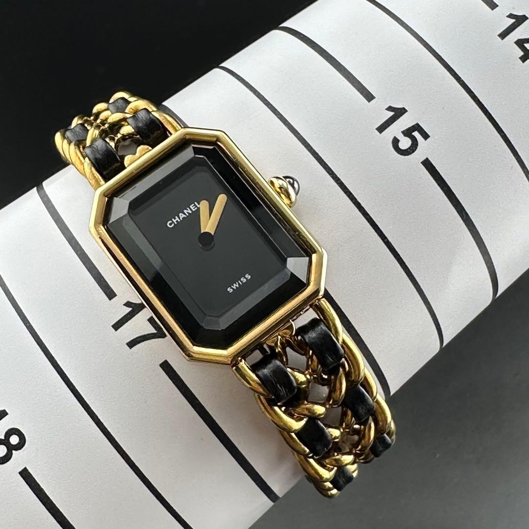 ★美品　CHANEL プルミエール　腕時計　L 電池交換済　ＡＮ90939