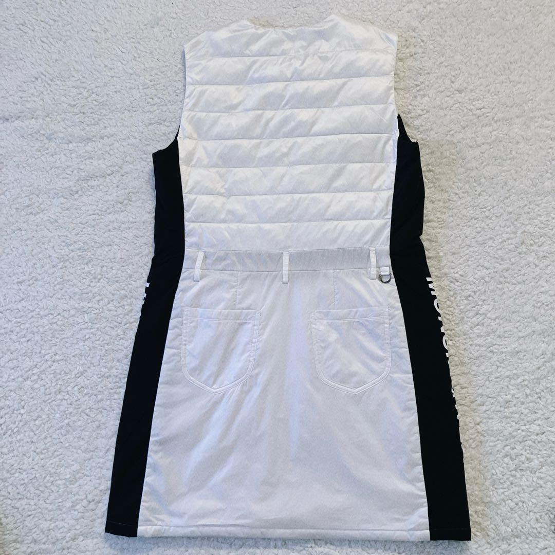 【LLサイズ】Munsingwear 中綿ワンピース　白