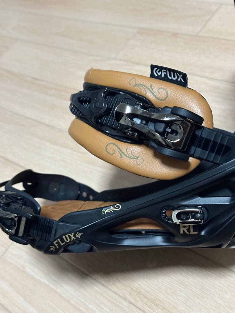 FLUX RL スノーボード バインディング Mサイズ ブラック×ブラウン