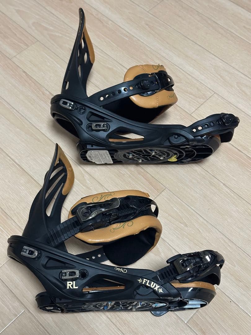 FLUX RL スノーボード バインディング Mサイズ ブラック×ブラウン
