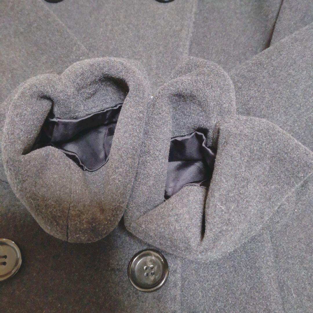 美品✨️23区 カシミヤ混 ダブルチェスターコート ブラック 38