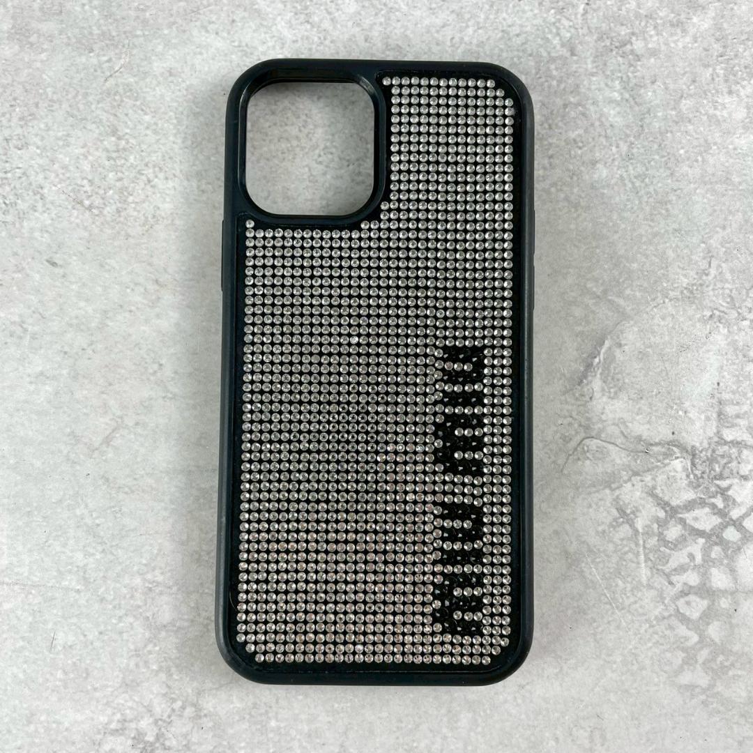 美品✨️ミュウミュウ クリスタルビジューiPhoneケース 12/12pro