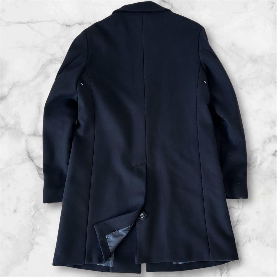 美品 SHIPS チェスターコート　スーパー160’S メリノウールメルトン