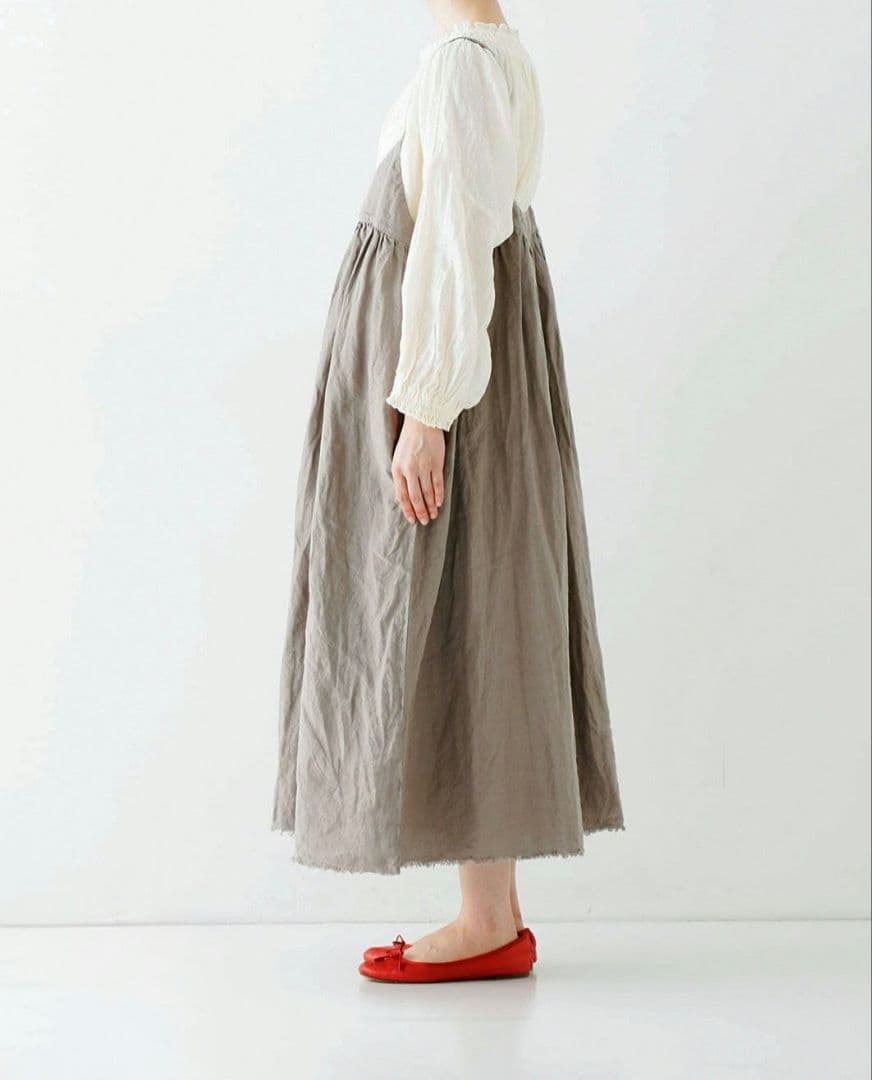 【新品未使用】nest Robe ネストローブ ⿻リネンキャミワンピース