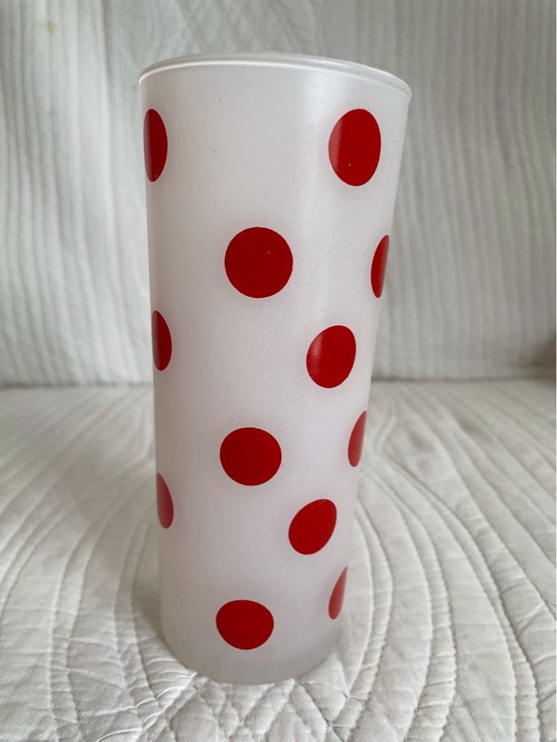 アンカーホッキング　ポルカドット　ストレートタンブラー　６個セット　ケース付き
