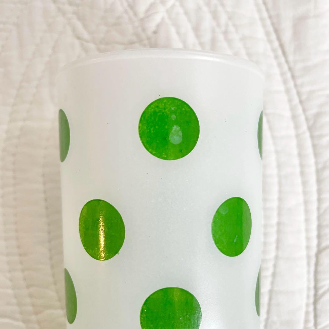 アンカーホッキング　ポルカドット　ストレートタンブラー　６個セット　ケース付き