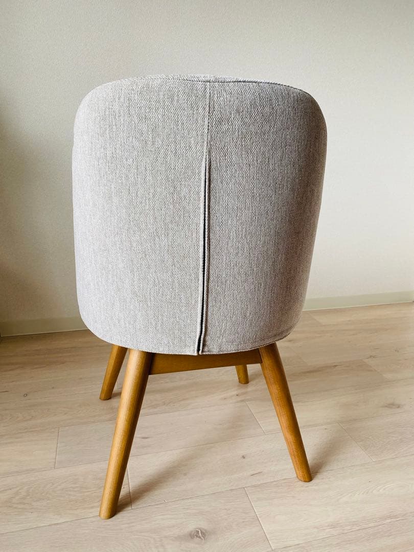 PIIVO(ピーヴォ)　チェア ライトグレー unico 木製