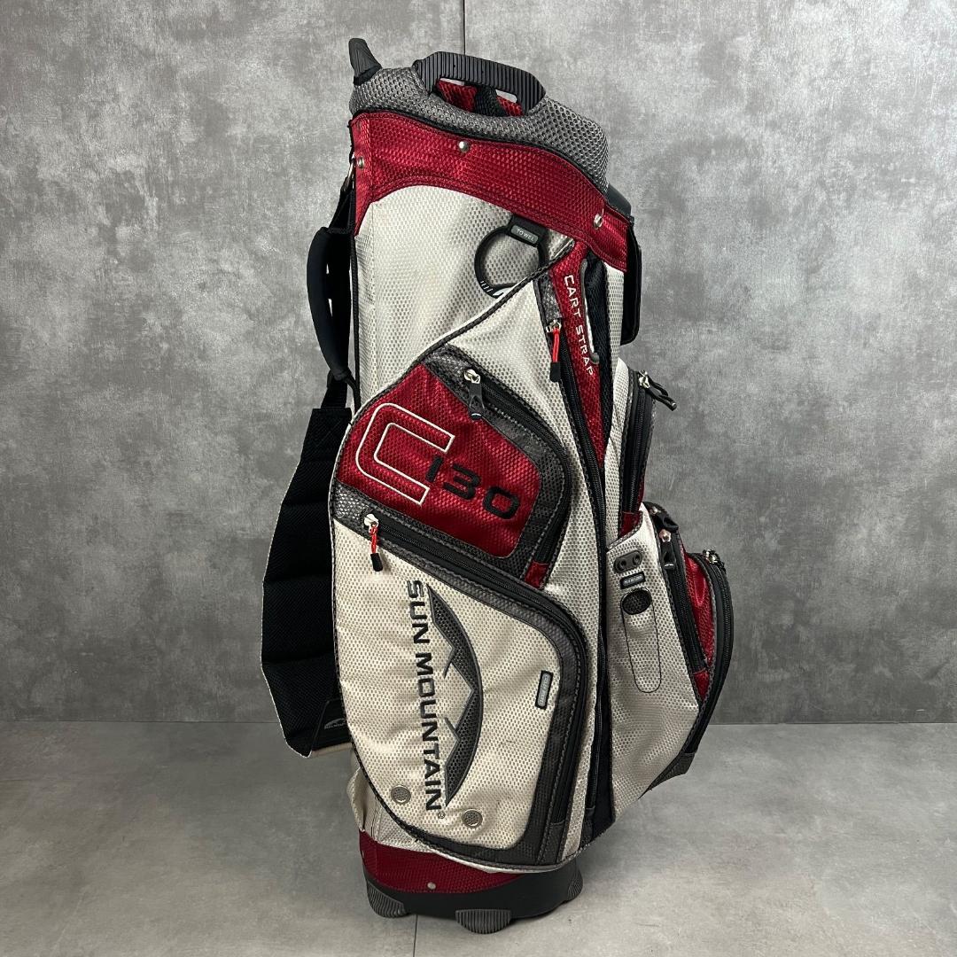 人気　サンマウンテン　キャディバッグ　C130　ハワイ限定　15分割　カート