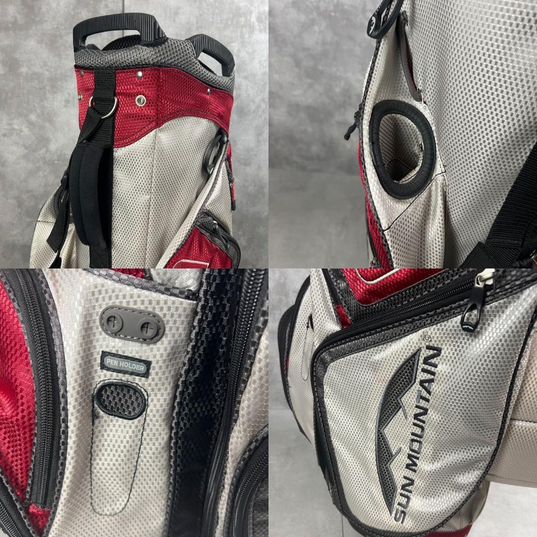 人気　サンマウンテン　キャディバッグ　C130　ハワイ限定　15分割　カート