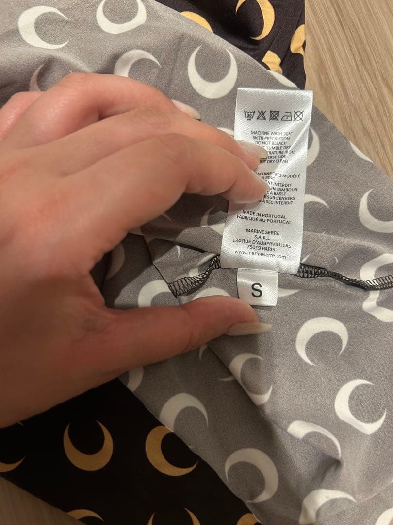 新品　タグ付き　marine serre second skin トップス