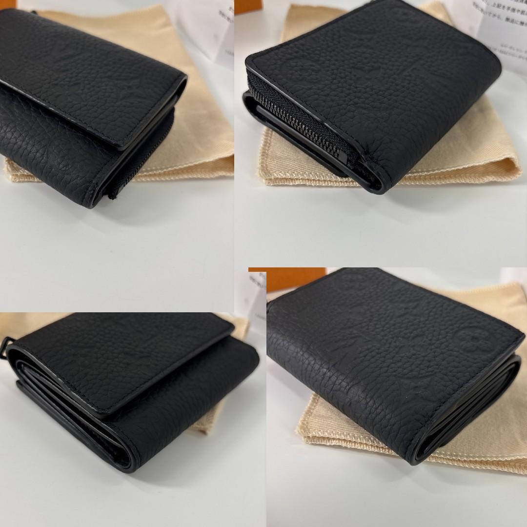 未使用 ルイヴィトン ポルトフォイユパイロット モノグラムトリヨン 三つ折り財布
