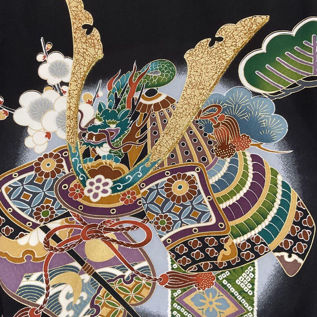 さくらんぼNo.46 男の子　　正絹産着長襦袢付き　　お宮参り