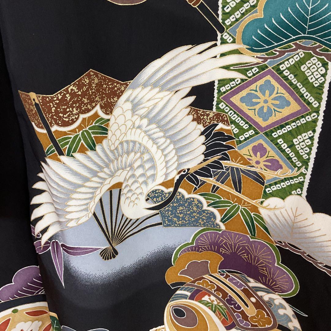 さくらんぼNo.46 男の子　　正絹産着長襦袢付き　　お宮参り