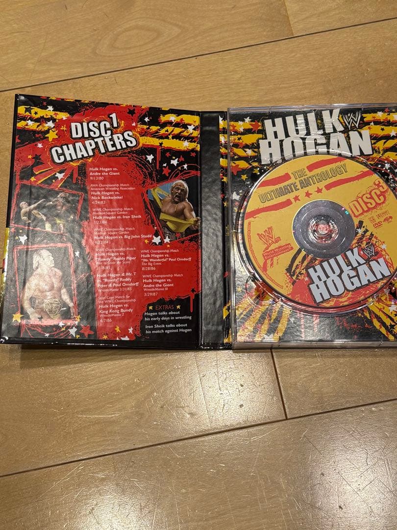 ハルクホーガン プロレスDVDセット　プレイヤー付き(新品)