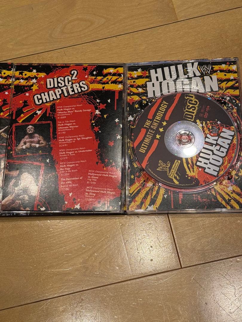 ハルクホーガン プロレスDVDセット　プレイヤー付き(新品)