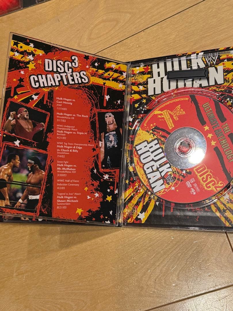 ハルクホーガン プロレスDVDセット　プレイヤー付き(新品)