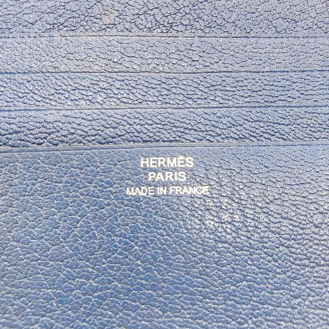 エルメス ヴォーエプソン フラップ ベアン レクトベルソ 三つ折り財布 お買い得