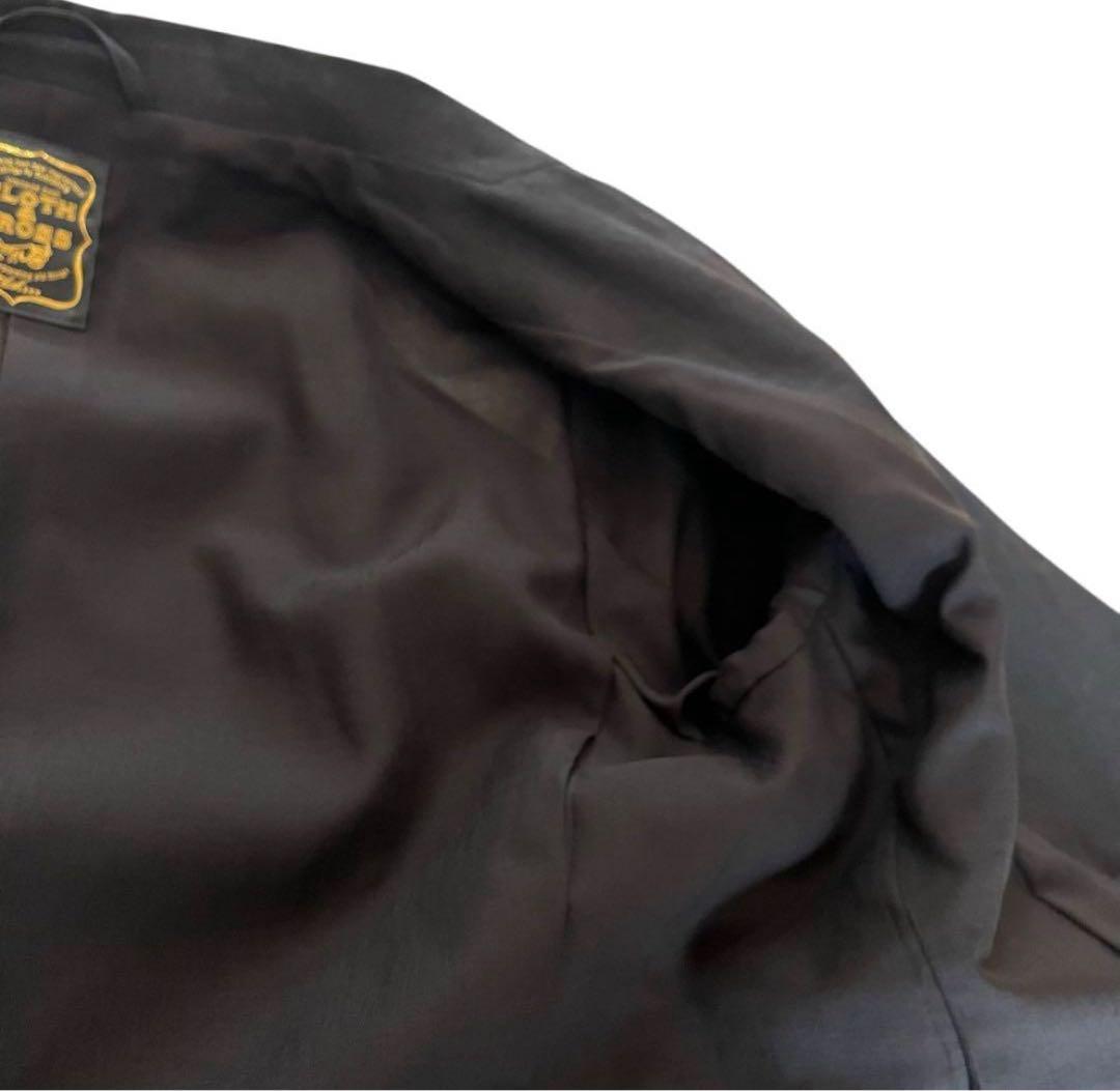 ハグオーワー＊クロスアンドクロス＊ リネンダブルブレストジャケット＊ブラック