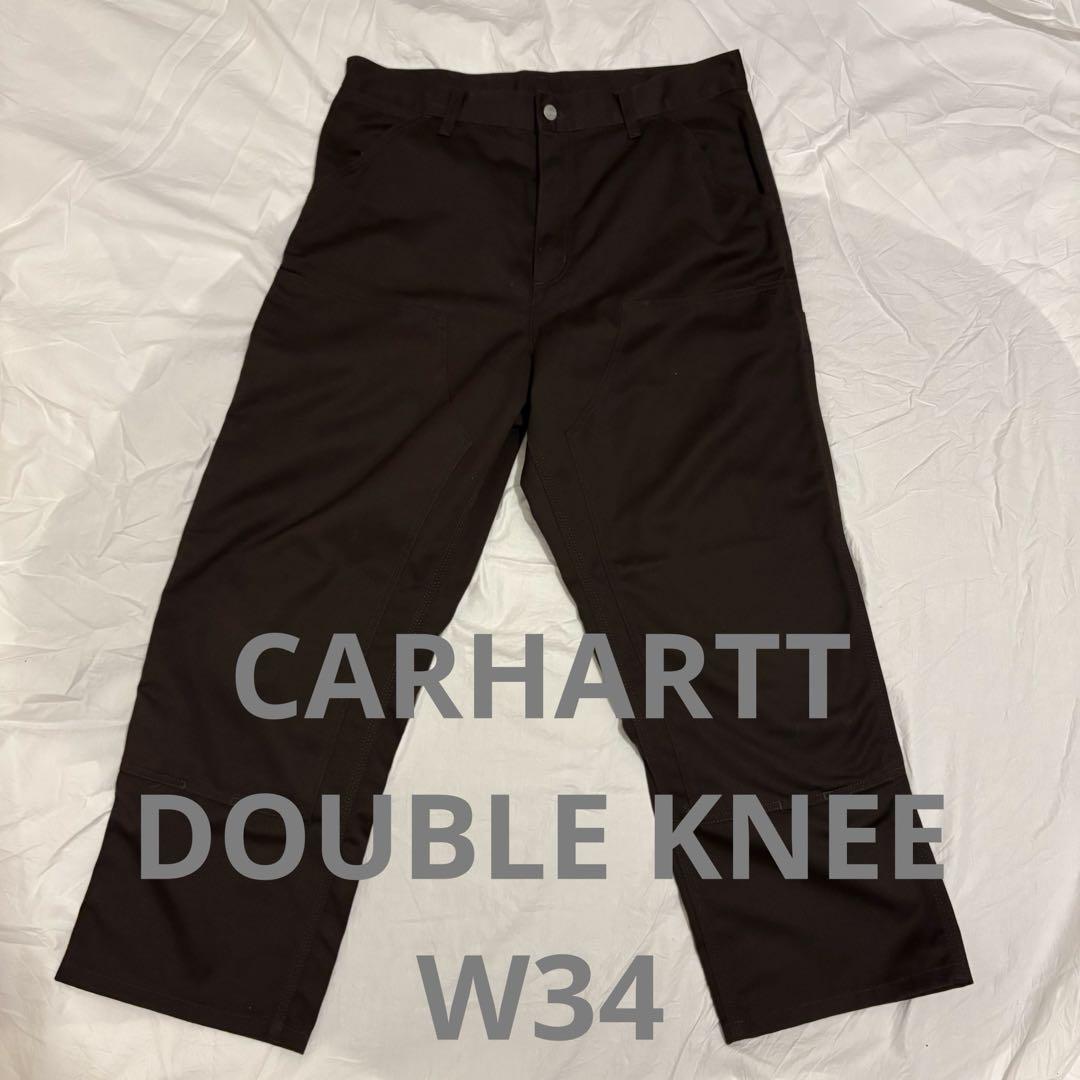 【Carhartt】ダブルニーパンツ ダークブラウン カーハート