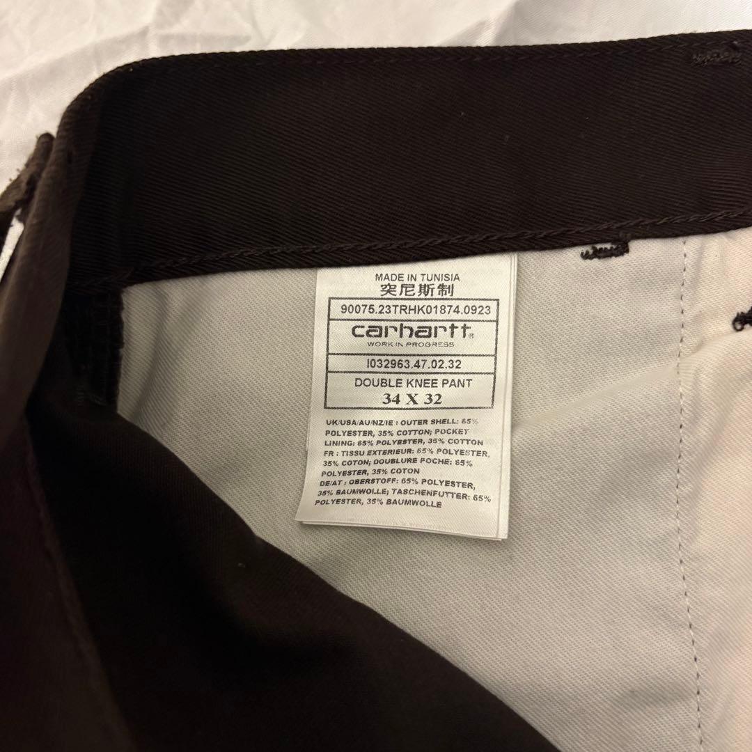 【Carhartt】ダブルニーパンツ ダークブラウン カーハート