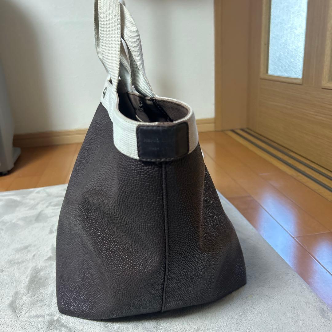 エルベシャプリエ　トートバッグ ブラウン