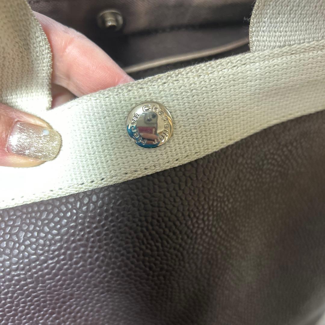 エルベシャプリエ　トートバッグ ブラウン