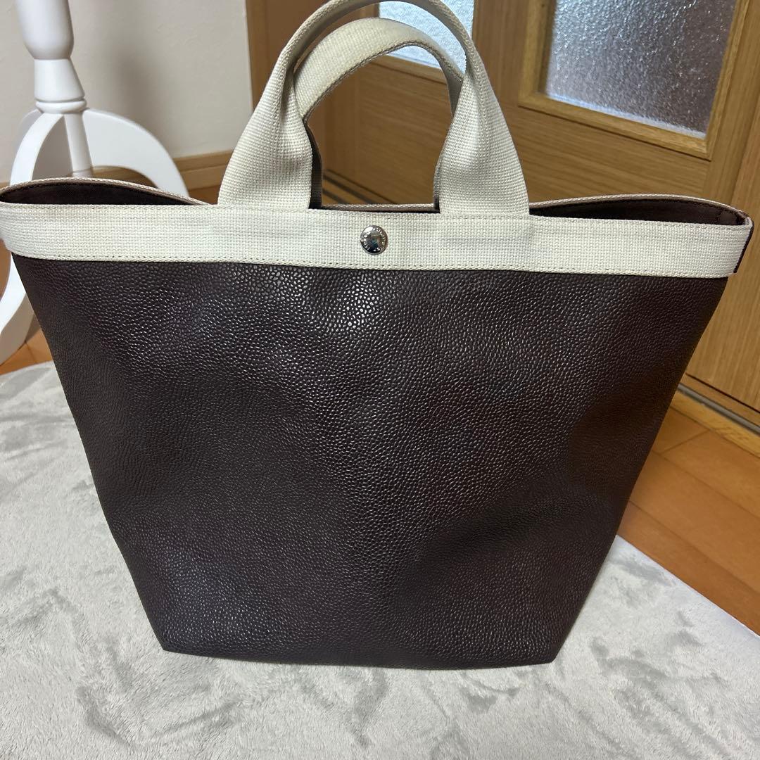 エルベシャプリエ　トートバッグ ブラウン