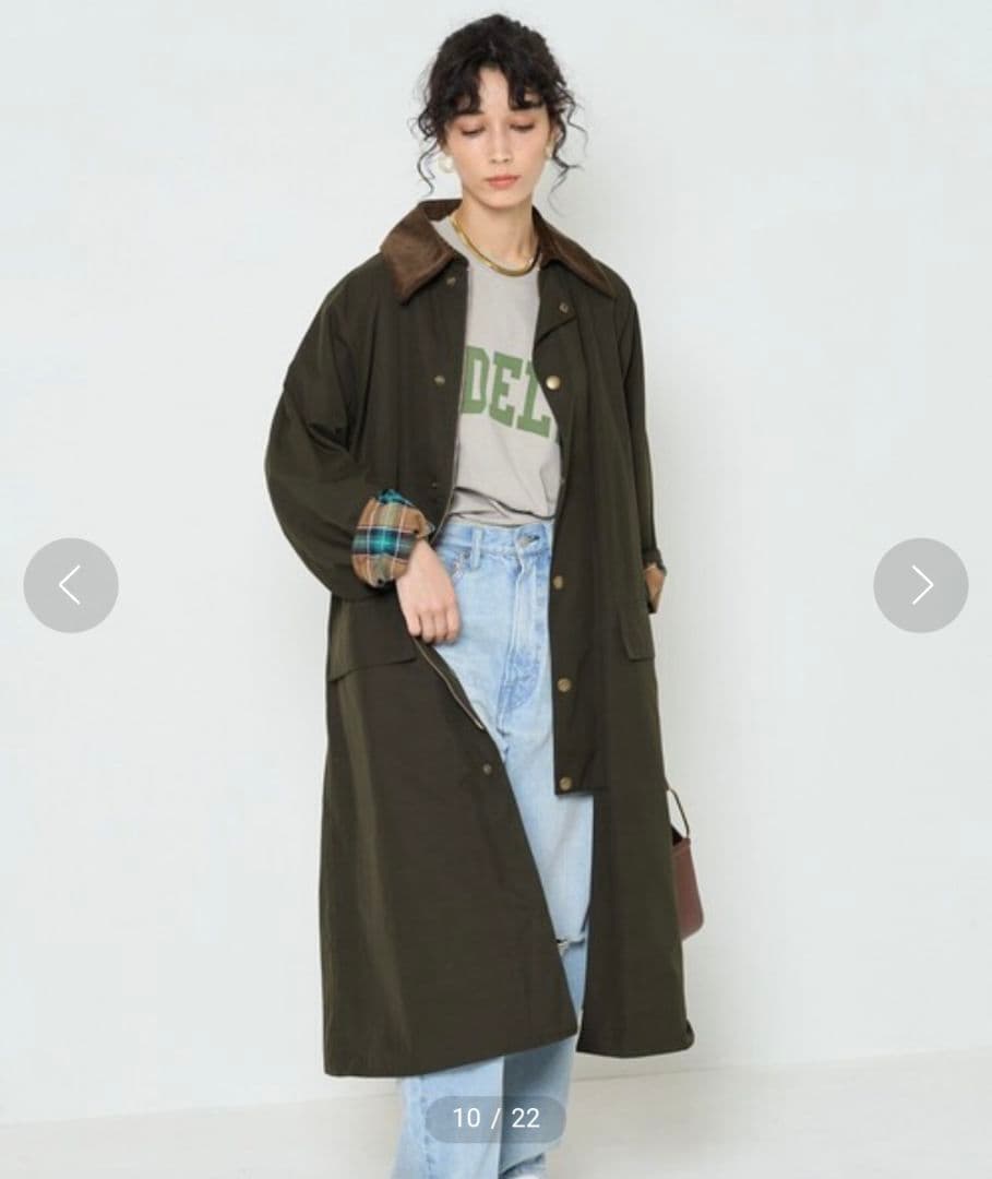 ★極美品★　Barbour バブアー　BURGHLEY バーレー　グリーン