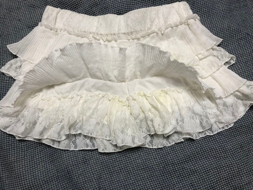 希少LIZLISA系3段フリルキュロット　ミニスカート　TRALALA系スカパン